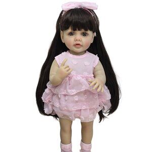 55 cm Babylistic Soft Silicone Vinyl Talking Reborn Doll very realistic